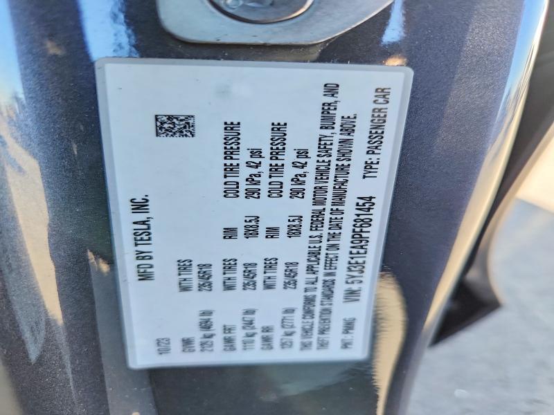 Продажа на аукционе авто 2023 Tesla Model 3, vin: 5YJ3E1EA9PF681454, номер лота: 46994246