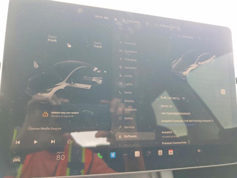 2023 Tesla Model Y მანქანა იყიდება აუქციონზე, vin: 7SAYGDEE0PA099215, აუქციონის ნომერი: 47935206