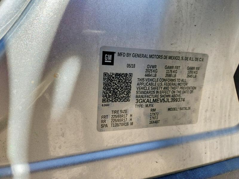Продажа на аукционе авто 2018 Gmc Terrain, vin: 3GKALMEV5JL399374, номер лота: 79089415