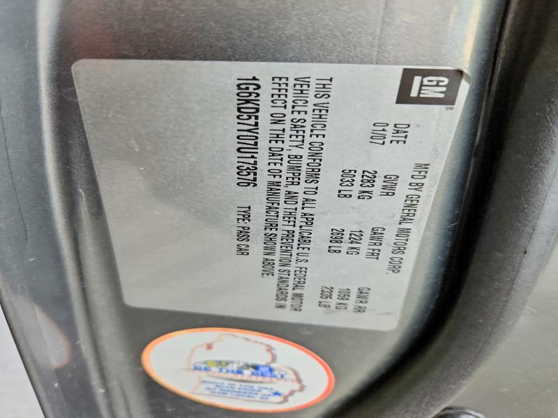 Продажа на аукционе авто 2007 Cadillac Dts, vin: 1G6KD57Y07U173576, номер лота: 45634406