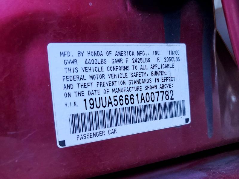 Продажа на аукционе авто 2001 Acura 3.2tl, vin: 19UUA56661A007782, номер лота: 46330776