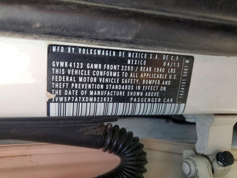 Aukcja sprzedaży 2013 Volkswagen Beetle, vin: 3VW5P7ATXDM822632, numer aukcji: 47816366