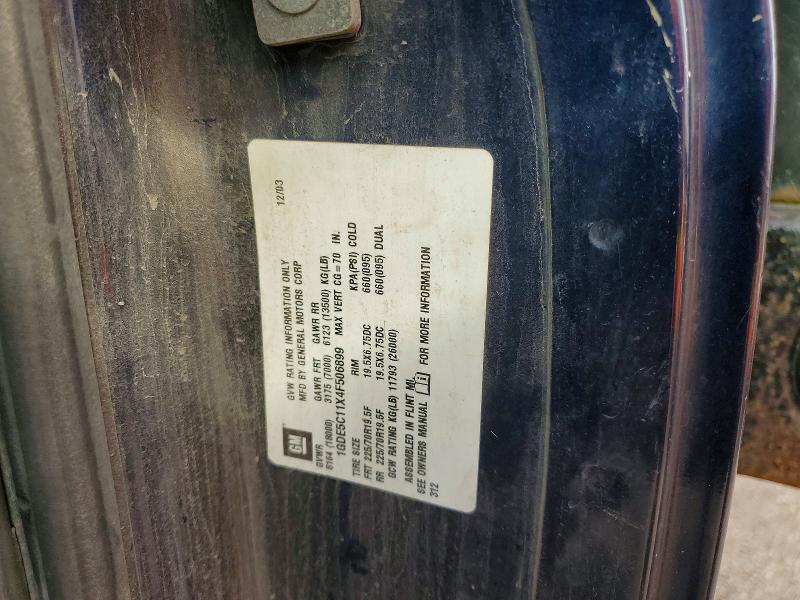 Aukcja sprzedaży 2004 Gmc C5500, vin: 1GDE5C11X4F506899, numer aukcji: 48114036