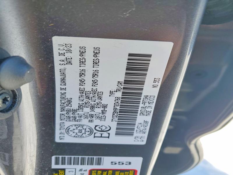 46912816 :رقم المزاد ، 3TYDZ5BN9PT034768 vin ، 2023 Toyota Tacoma مزاد بيع