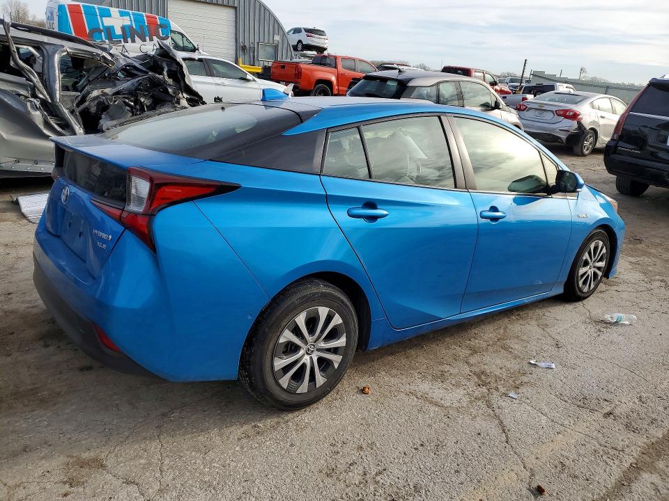 2022 Toyota Prius მანქანა იყიდება აუქციონზე, vin: JTDL9MFUXN3034893, აუქციონის ნომერი: 46398596