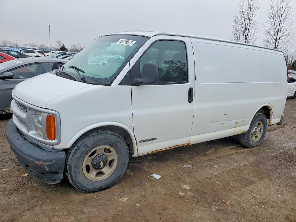 45620636 :رقم المزاد ، 1GCFG25MX11157379 vin ، 2001 Chev Express G2500 مزاد بيع