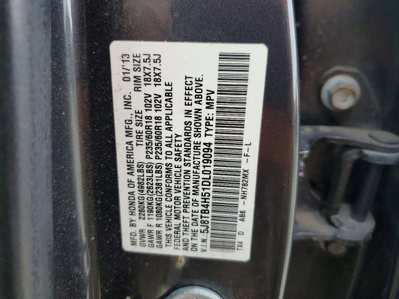 Aukcja sprzedaży 2013 Acura Rdx, vin: 5J8TB4H51DL019094, numer aukcji: 47085346