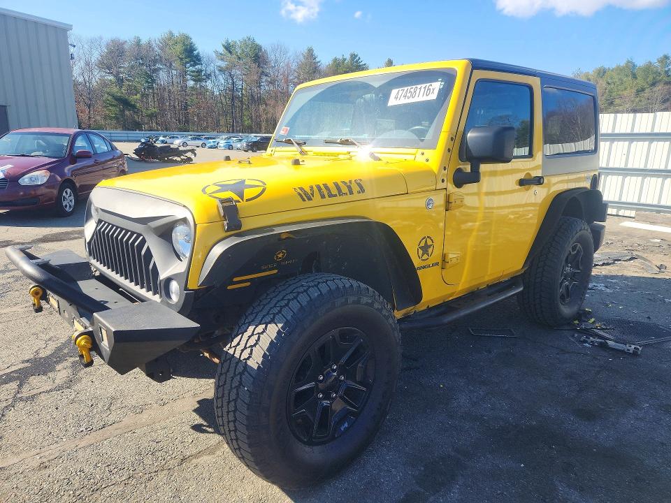Aukcja sprzedaży 2015 Jeep Wrangler, vin: 1C4AJWAGXFL653765, numer aukcji: 47458116