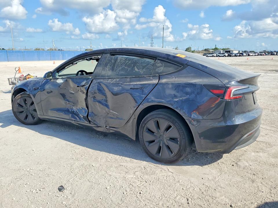2025 Tesla Model 3 მანქანა იყიდება აუქციონზე, vin: 5YJ3E1EA6SF988492, აუქციონის ნომერი: 47719956