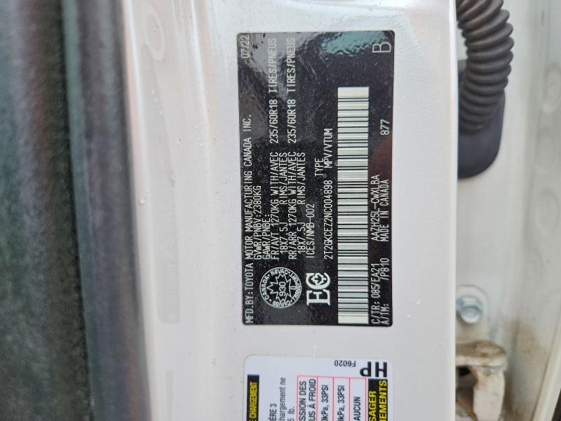 Auction sale of the 2022 Lexus Nx 350, vin: 2T2GKCEZ2NC004898, lot number: 47319916