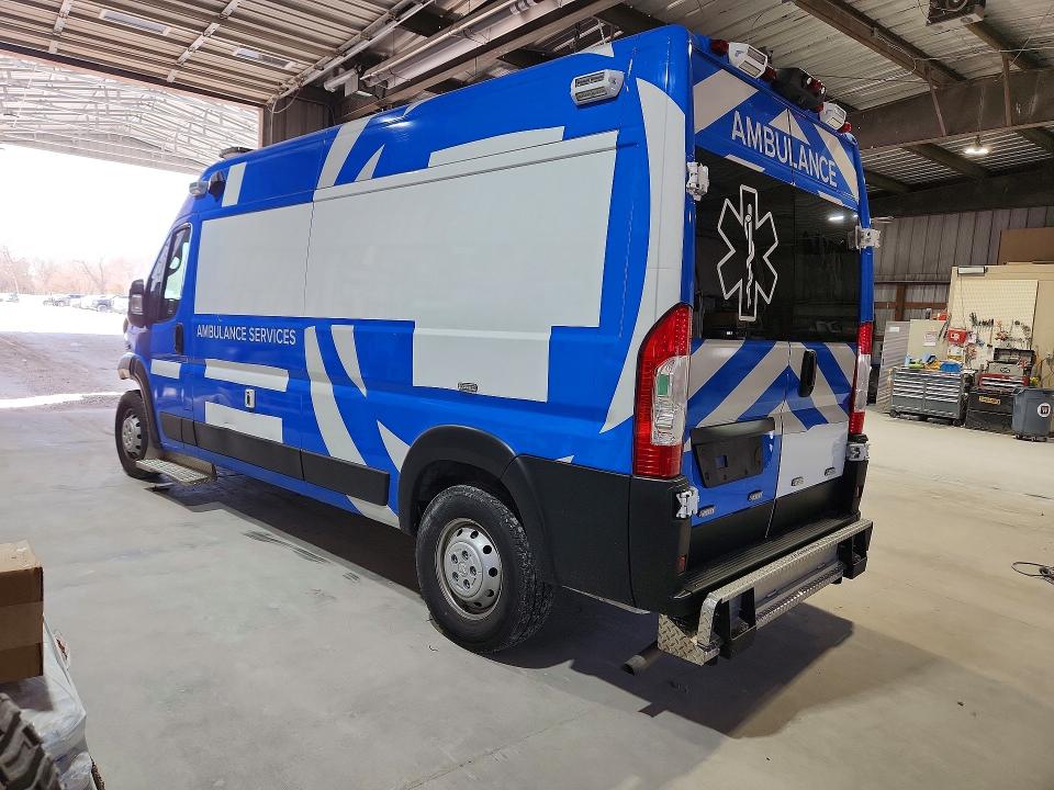 47002206 :رقم المزاد ، 3C6LRVDG7NE113697 vin ، 2022 Ram Promaster 2500 مزاد بيع