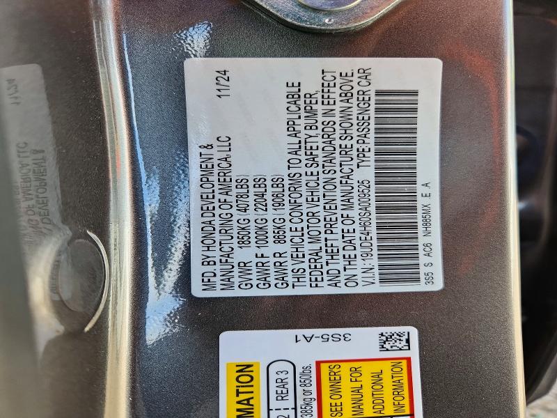 2025 Acura Integra მანქანა იყიდება აუქციონზე, vin: 19UDE4H60SA009525, აუქციონის ნომერი: 41843016