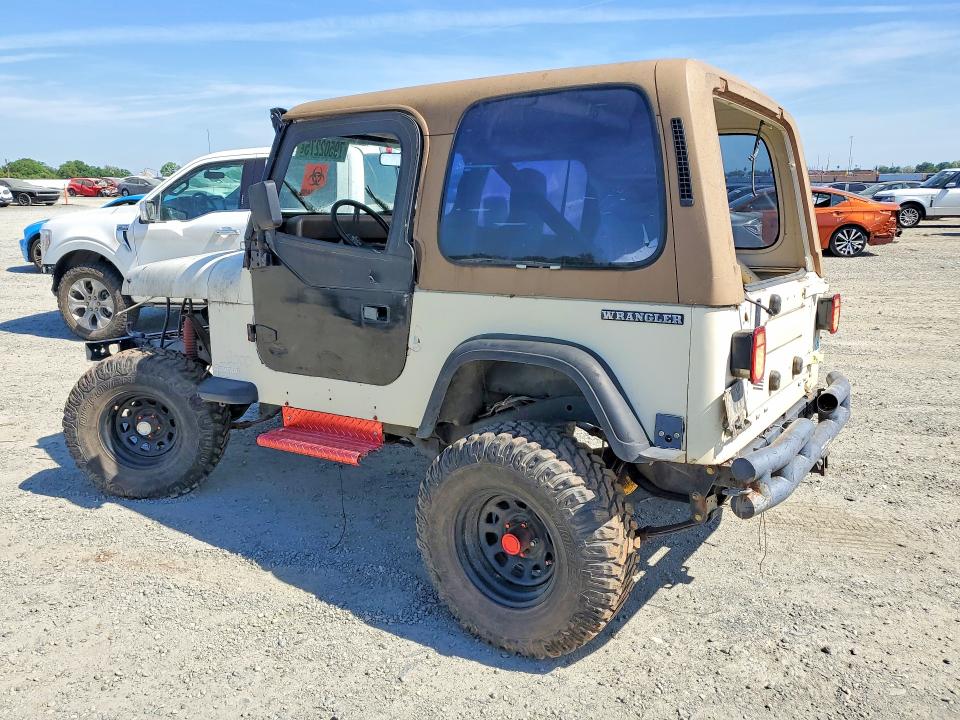 1987 Jeep Wrangler მანქანა იყიდება აუქციონზე, vin: 2BCCL81J4HB510308, აუქციონის ნომერი: 79502275