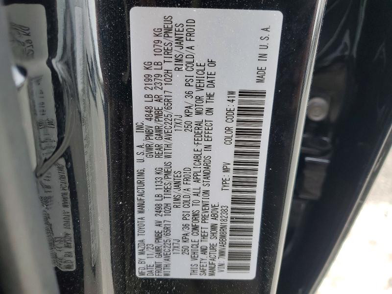 46638716 :رقم المزاد ، 7MMVABBM8RN182383 vin ، 2024 Mazda Cx-50 مزاد بيع