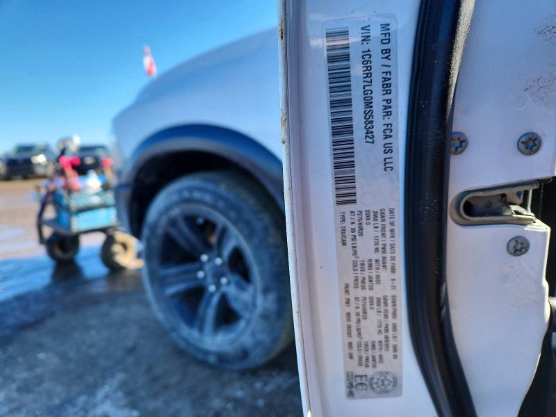 Продажа на аукционе авто 2021 Ram 1500 Classic, vin: 1C6RR7LG0MS583427, номер лота: 79183655