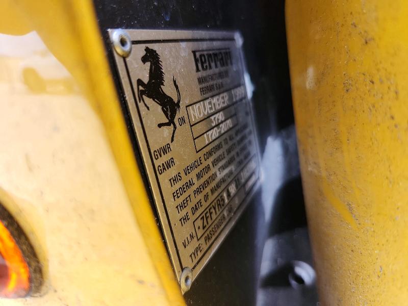 Aukcja sprzedaży 1999 Ferrari 360, vin: ZFFYR51A9X0118394, numer aukcji: 48358036