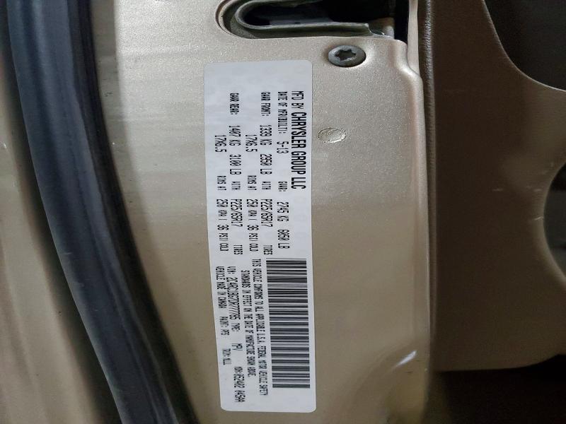 Продажа на аукционе авто 2013 Chrysler Town & Country, vin: 2C4RC1BG7DR777785, номер лота: 48343186