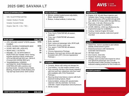 Aukcja sprzedaży 2025 Gmc Savana, vin: 1GJZ7PFP5S1257760, numer aukcji: 46715636