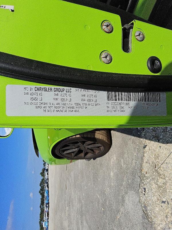 Продаж на аукціоні авто 2015 Dodge Challenger, vin: 2C3CDZC96FH713865, номер лоту: 41649436