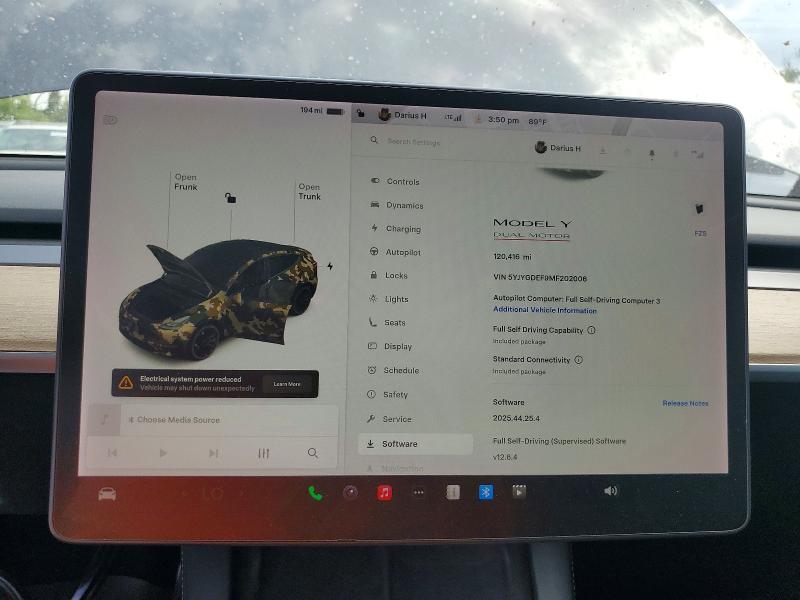 47750256 :رقم المزاد ، 5YJYGDEF9MF202006 vin ، 2021 Tesla Model Y مزاد بيع