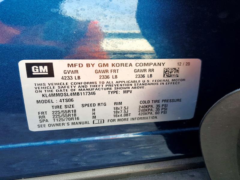 Aukcja sprzedaży 2021 Buick Encore Gx, vin: KL4MMDSL4MB117346, numer aukcji: 79901775