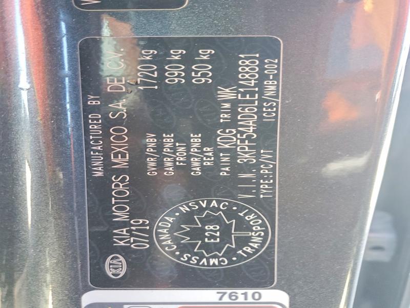 Aukcja sprzedaży 2020 Kia Forte, vin: 3KPF54AD6LE148881, numer aukcji: 45743886