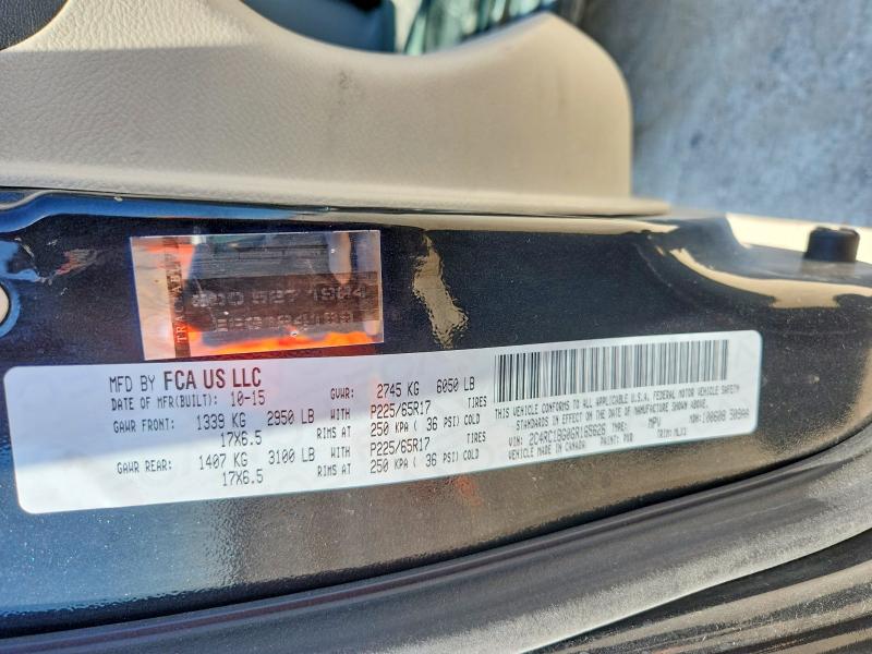 48155176 :رقم المزاد ، 2C4RC1BG0GR165626 vin ، 2016 Chrysler Town & Country مزاد بيع