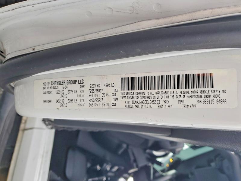 2014 Jeep Wrangler მანქანა იყიდება აუქციონზე, vin: 1C4AJWAG5EL305533, აუქციონის ნომერი: 46580206