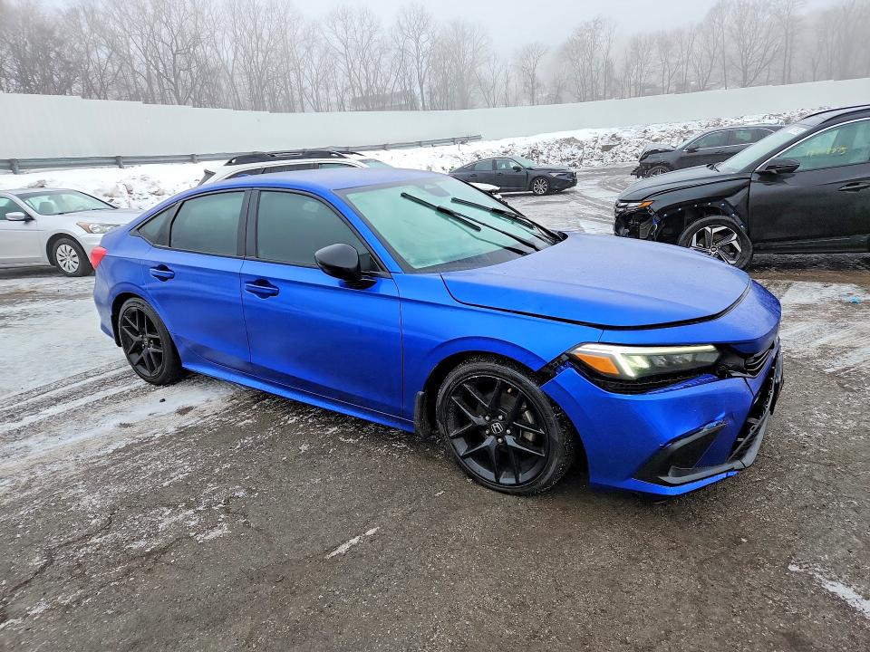 2022 Honda Civic მანქანა იყიდება აუქციონზე, vin: 2HGFE2F53NH513015, აუქციონის ნომერი: 79296575