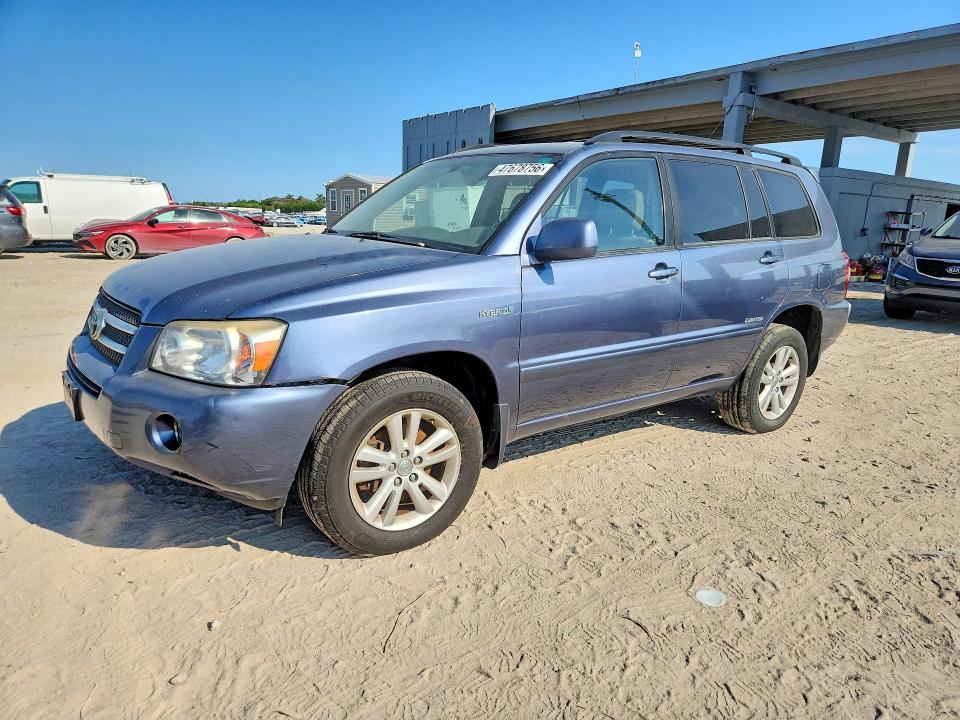 47678756 :رقم المزاد ، JTEEW21A960021005 vin ، 2006 Toyota Highlander Hybrid مزاد بيع