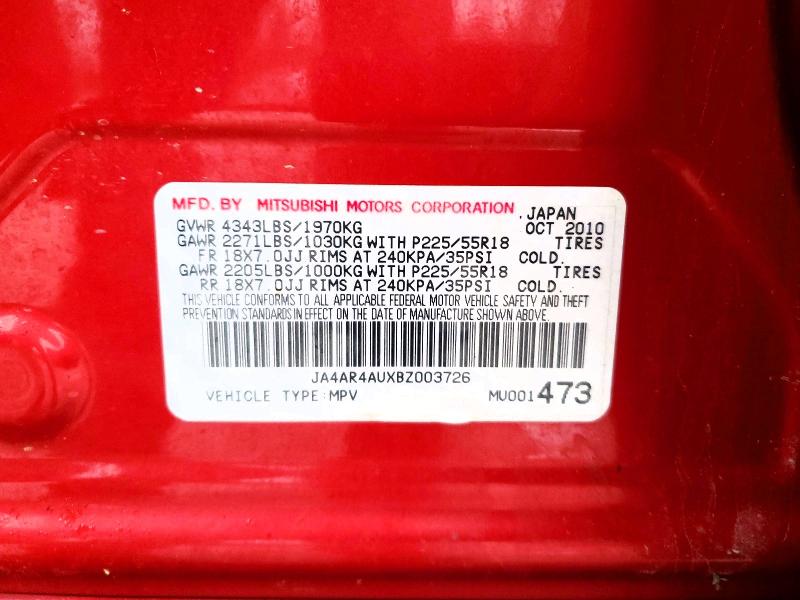 Продаж на аукціоні авто 2011 Mitsubishi Outlander Sport, vin: JA4AR4AUXBZ003726, номер лоту: 79542575