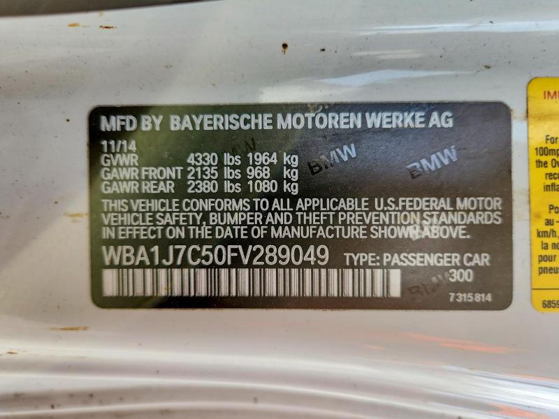 Продажа на аукционе авто 2015 Bmw M235i, vin: WBA1J7C50FV289049, номер лота: 47447756