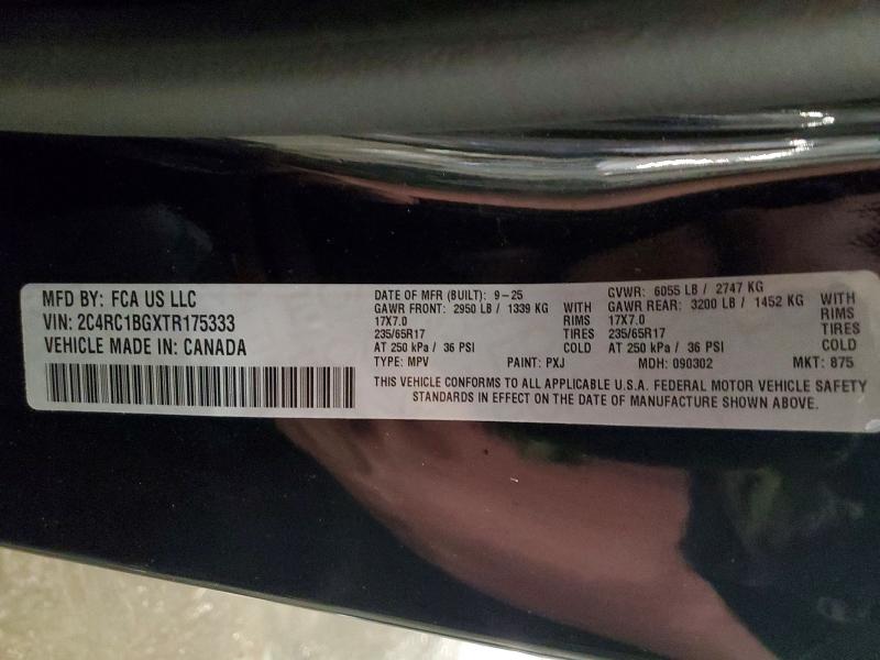 Продажа на аукционе авто 2026 Chrysler Pacifica, vin: 2C4RC1BGXTR175333, номер лота: 46405706