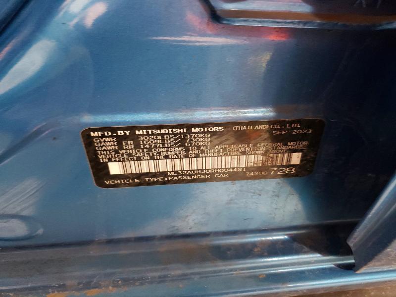 Продаж на аукціоні авто 2024 Mitsubishi Mirage, vin: ML32AUHJ0RH004481, номер лоту: 45474296