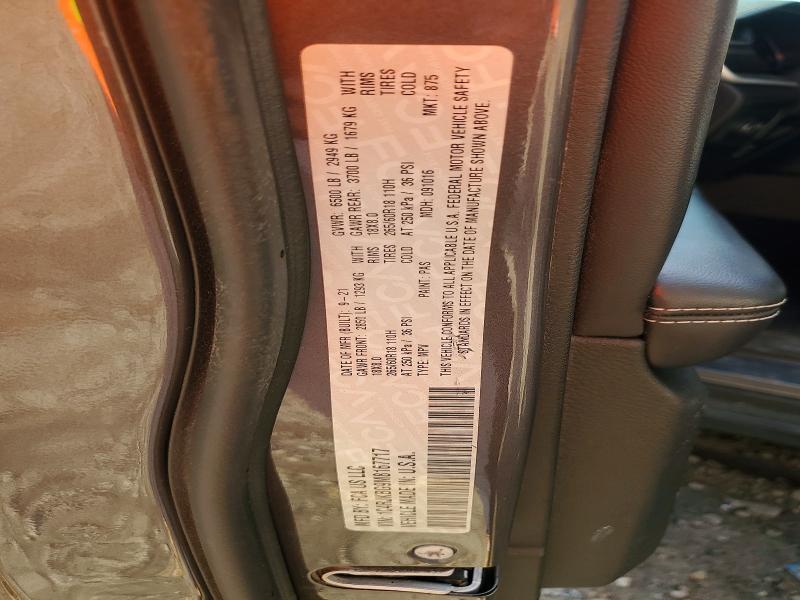 Продажа на аукционе авто 2021 Jeep Grand Cherokee, vin: 1C4RJKBG9M8167717, номер лота: 79544565