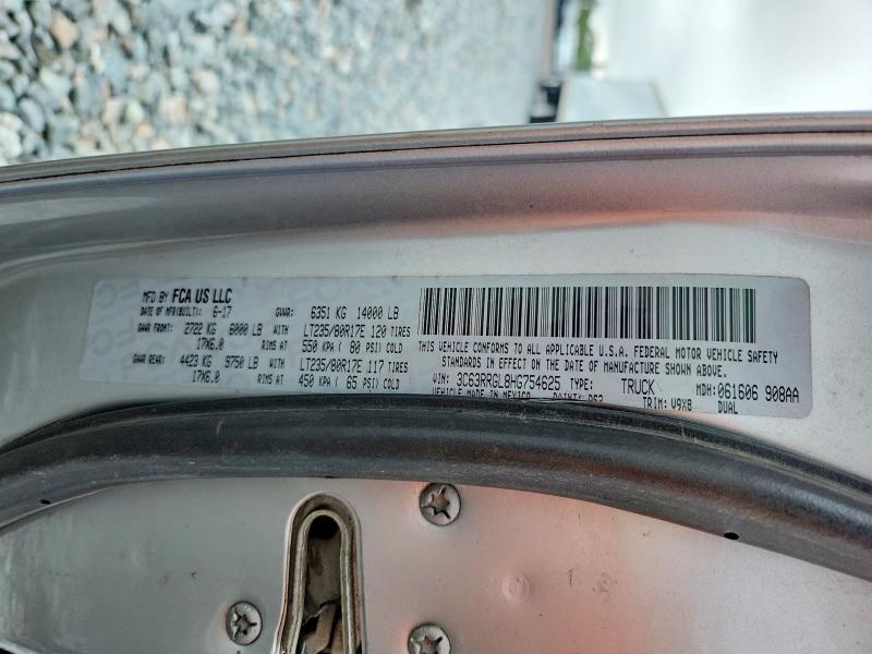 47368176 :رقم المزاد ، 3C63RRGL8HG754625 vin ، 2017 Ram 3500 مزاد بيع