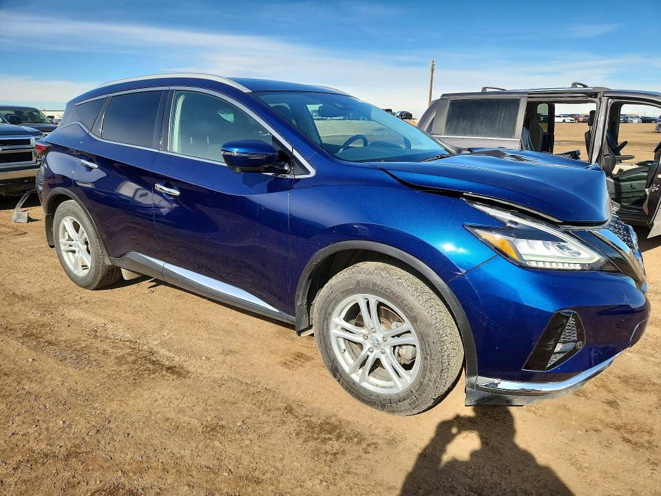 47196286 :رقم المزاد ، 5N1AZ2MS0KN115457 vin ، 2019 Nissan Murano مزاد بيع