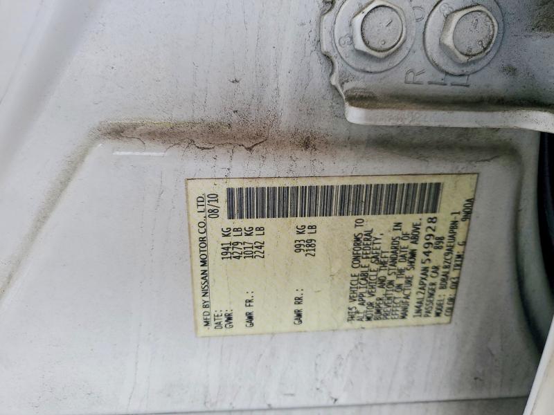 Продаж на аукціоні авто 2010 Nissan Altima, vin: 1N4AL2APXAN549928, номер лоту: 46222226