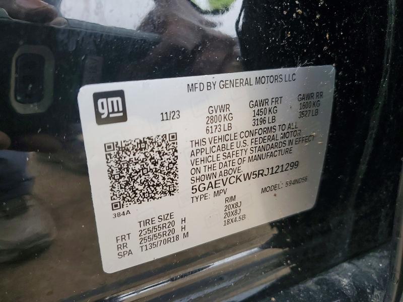 Aukcja sprzedaży 2024 Buick Enclave, vin: 5GAEVCKW5RJ121299, numer aukcji: 79823035