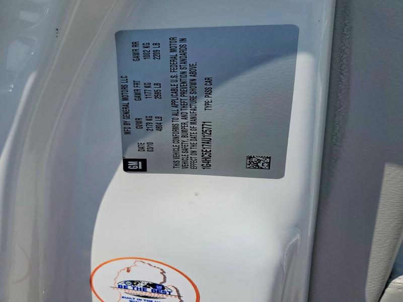79207605 :رقم المزاد ، 1G4HC5E17AU125771 vin ، 2010 Buick Lucerne مزاد بيع