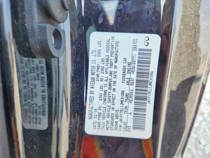 Продажа на аукционе авто 2018 Infiniti Q60, vin: JN1FV7EL1JM631084, номер лота: 46876516