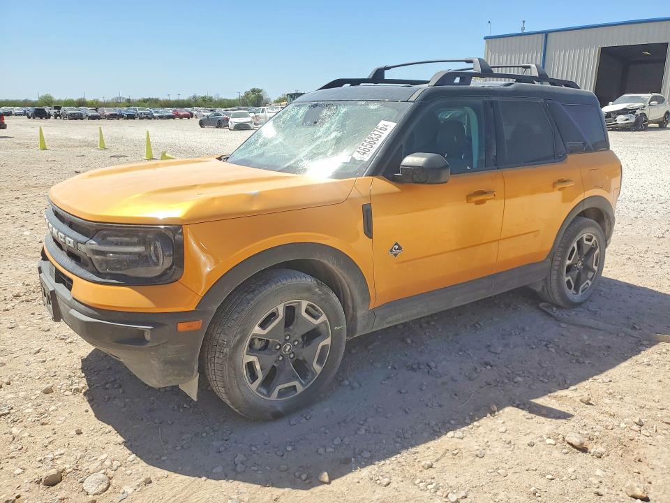 Auction sale of the 2022 Ford Bronco Sport, vin: 3FMCR9C62NRD86060, lot number: 46568376