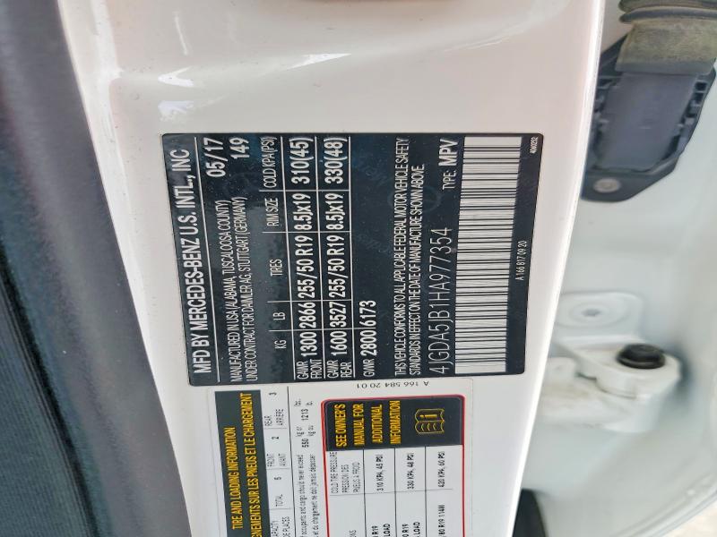 Продажа на аукционе авто 2017 Mercedes-benz Gle, vin: 4JGDA5JB1HA977354, номер лота: 47826226