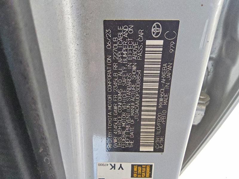 Продажа на аукционе авто 2023 Toyota Prius, vin: JTDACAAU0P3008854, номер лота: 45830286