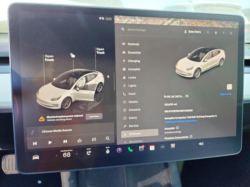 77227785 :رقم المزاد ، 5YJ3E1EA4NF336202 vin ، 2022 Tesla Model 3 مزاد بيع