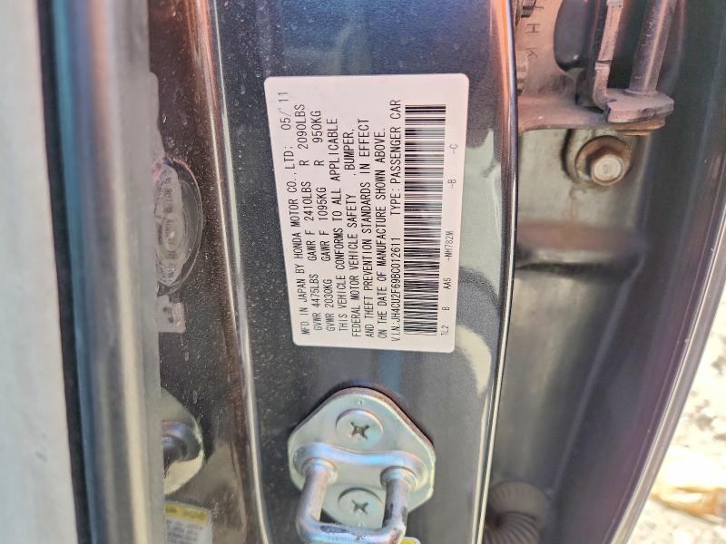 46065316 :رقم المزاد ، JH4CU2F69BC012611 vin ، 2011 Acura Tsx مزاد بيع