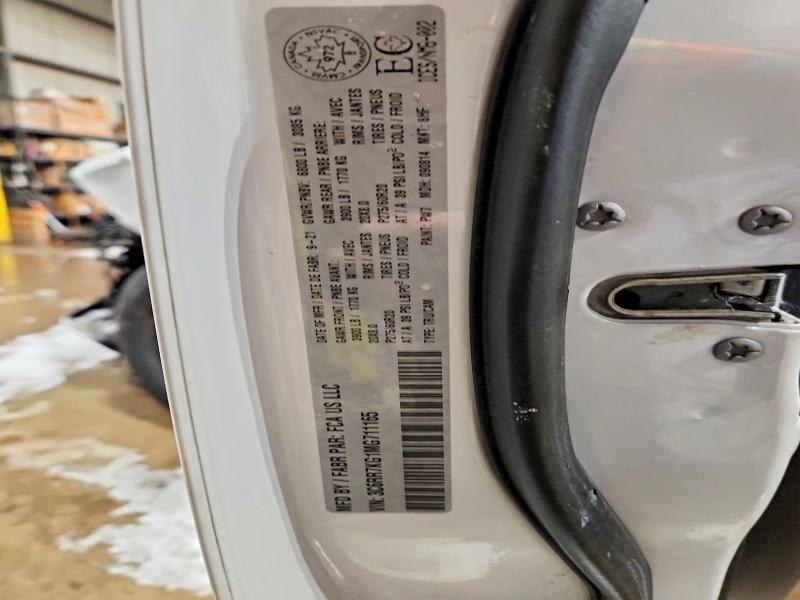 2021 Ram 1500 Classic მანქანა იყიდება აუქციონზე, vin: 3C6RR7KG1MG711165, აუქციონის ნომერი: 46046486