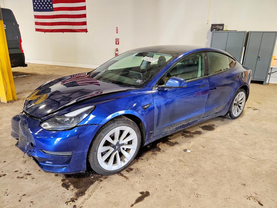 Продажа на аукционе авто 2022 Tesla Model 3, vin: 5YJ3E1EA9NF370815, номер лота: 48048606