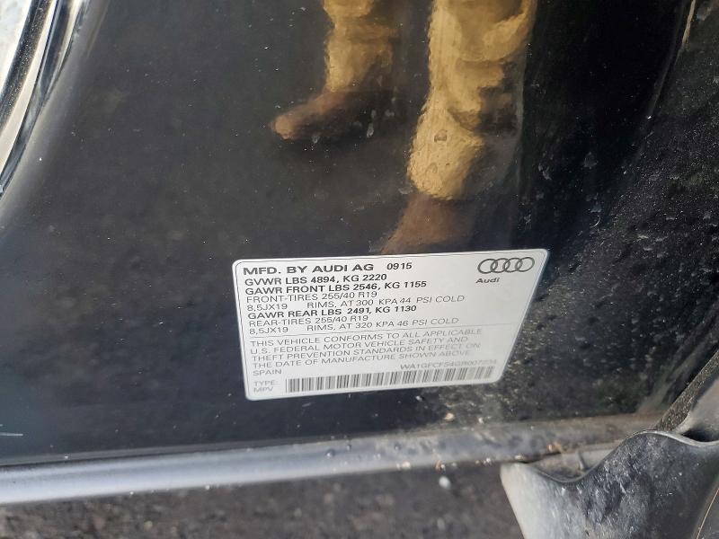 46714056 :رقم المزاد ، WA1GFCFS4GR007234 vin ، 2016 Audi Q3 مزاد بيع