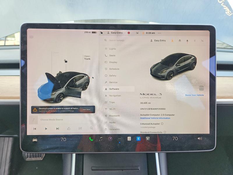 79786075 :رقم المزاد ، 5YJ3E1EA6KF313550 vin ، 2019 Tesla Model 3 مزاد بيع